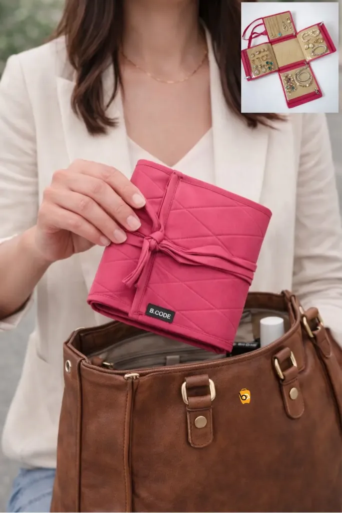 Mini Jewellery organiser (Pink)