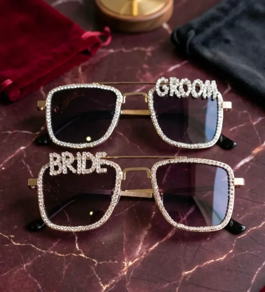 Bride Groom Sunglasses (Black)