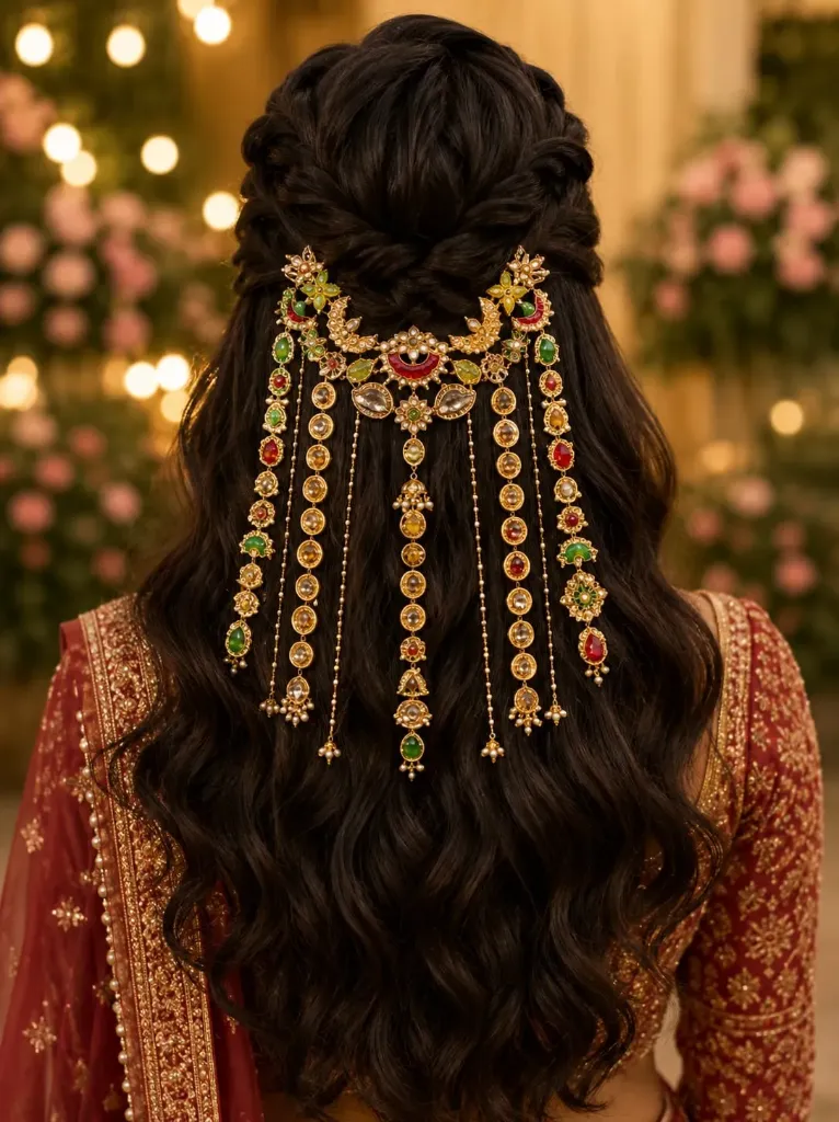 Jodha Kundan Hair Accessories